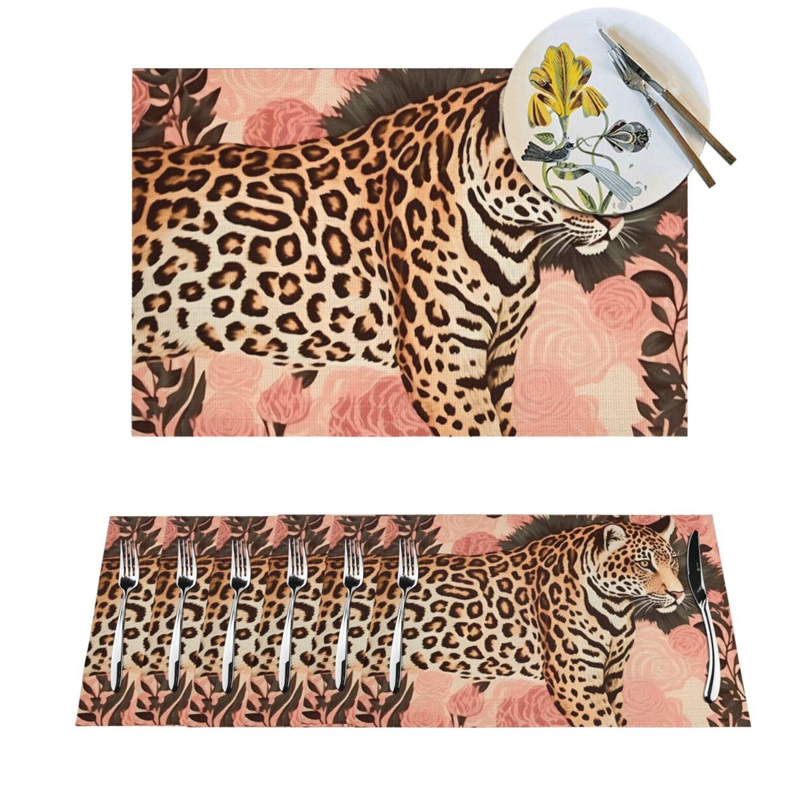 Set de table lavable et antidérapant en PVC résistant à la chaleur
