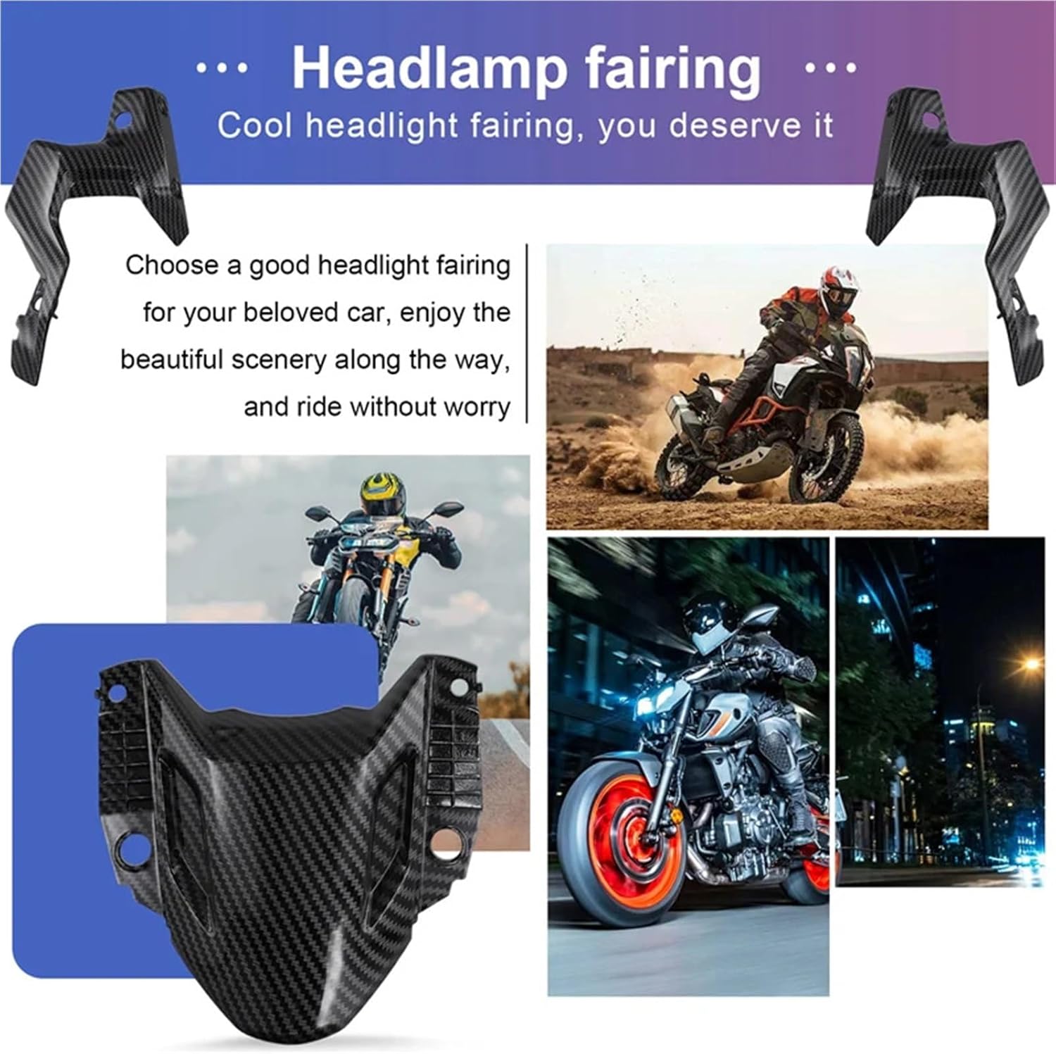 X95-オートバイ用フロントヘッドライトフェアリングブラケットフロントパネル ヤマハ FZ-07 MT-07 FZ07 MT07 2 オートバイのフロントフェアリング  オートバイフロントヘッドライトフェアリング塗装外観アッパー鼻ブラケットヤマハ MT-07 FZ-0 オートバイフロント カウル ... フェアリング X95-オートバイ用フロントヘッドライトフェアリングブラケットフロントパネル ヤマハ FZ-07 MT-07 FZ07