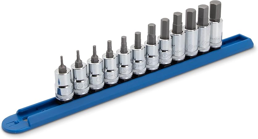 GEARWRENCH 12 Pc. 3/8" Drive Hex Bit Socket Set, Metric - 80580