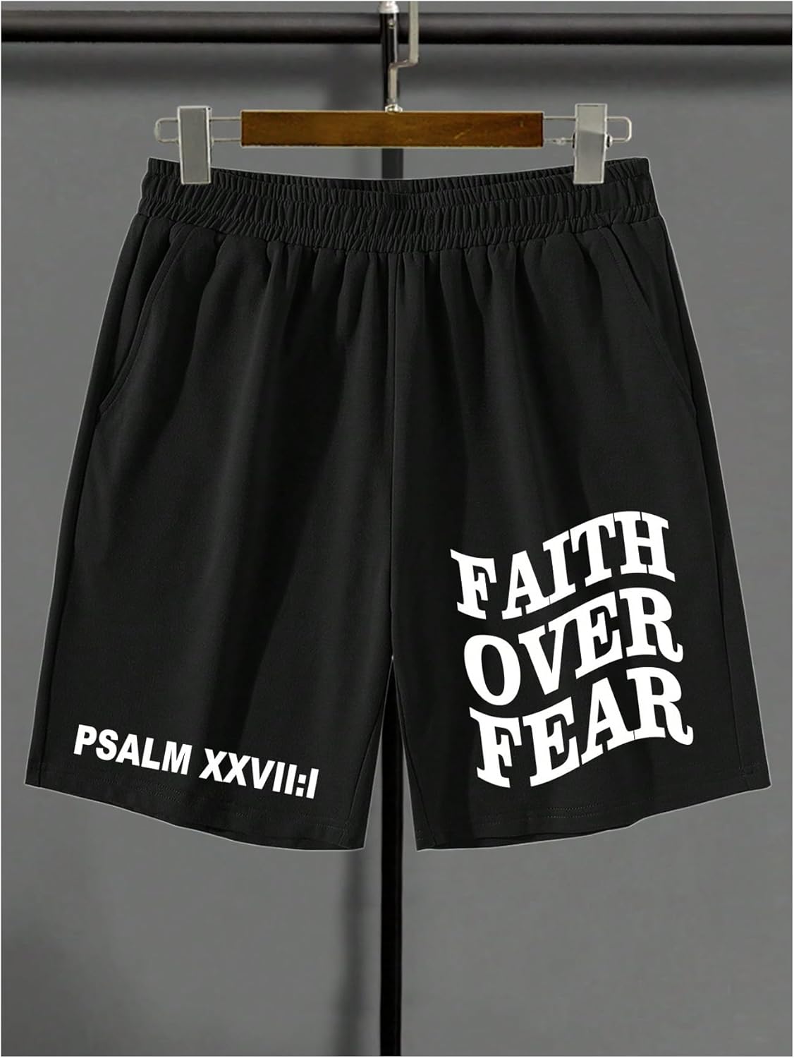 SOLY HUX Men's Graphic Shorts High Waist Elastic Casual Workout Athletic Gym Summer y2k Shorts - Image 4