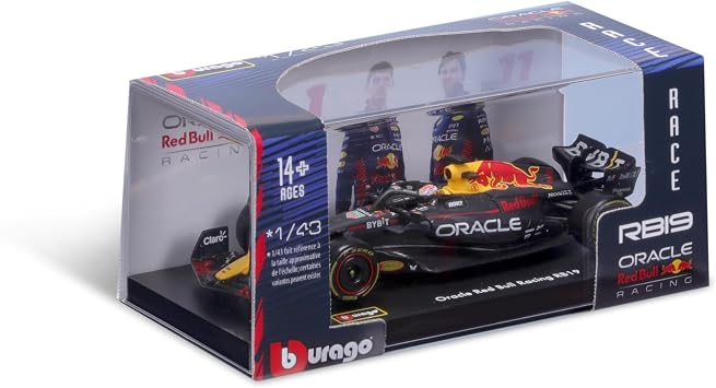 1:43 Race Oracle Red Bull Racing RB19 (2023) w/Driver - Verstappen #1