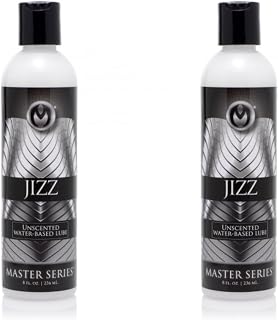 Sam's Secret Euphoria Jizz Unscented Water-Based Lube 8oz/Non-Sticky Formula/Adult Pleasure/Intimate Moments/Easy cleanup (Pack of 2)
