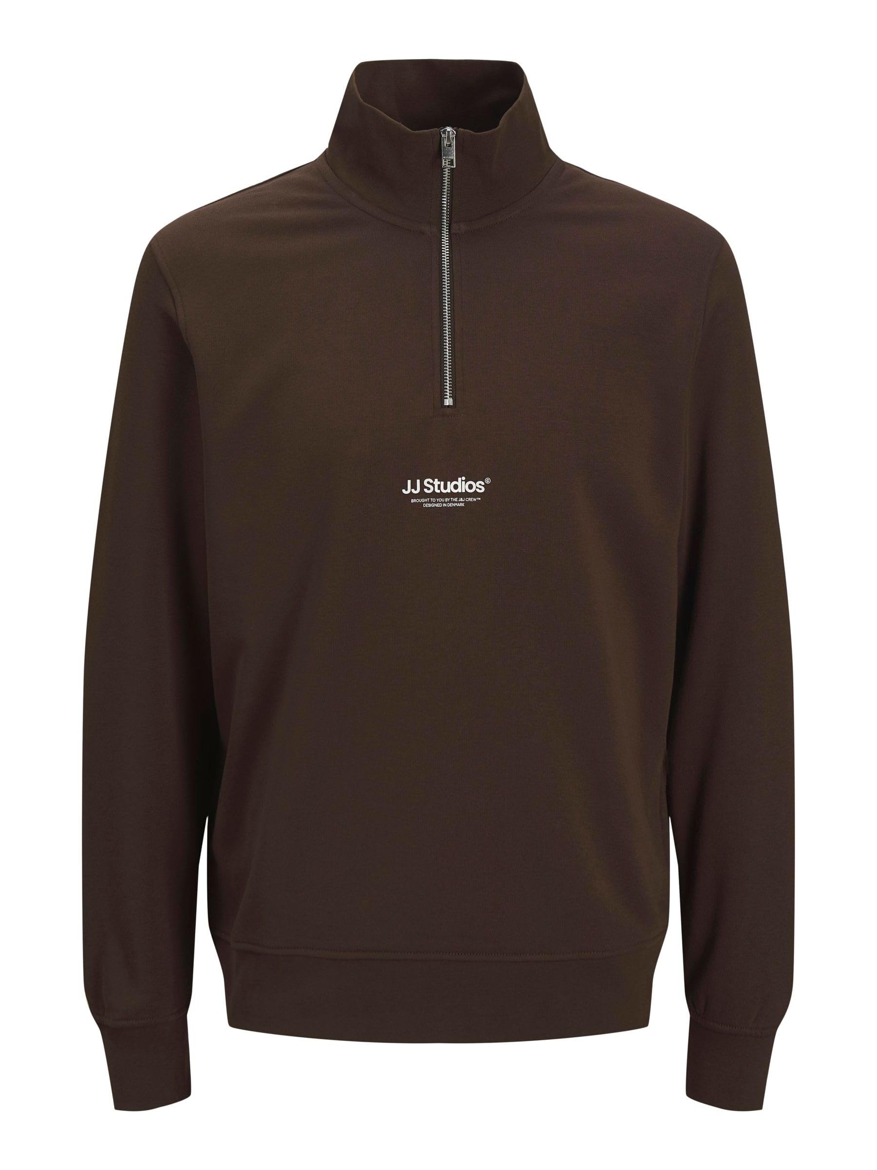 JACK & JONES Mens 1/4 Quarter Zip Sweatshirt