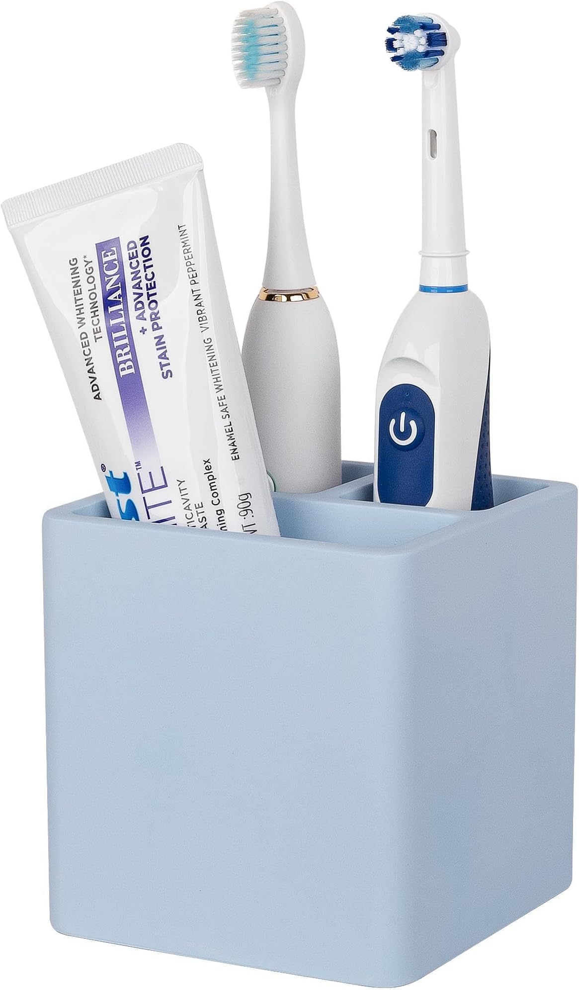 Diatomite Toothbrush Holders Tooth Brush Organizer - Blue