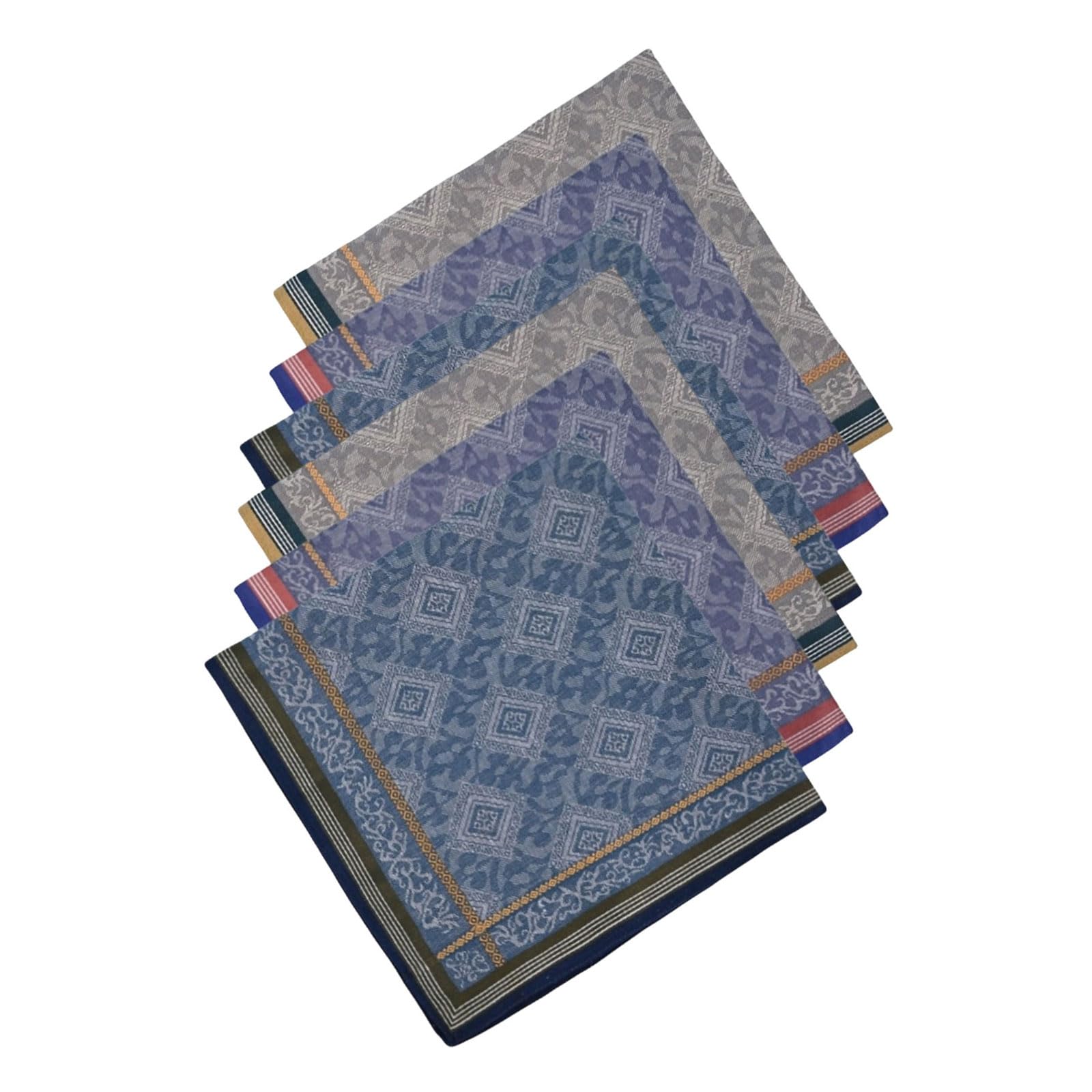 carotoe Stylish Mens Pocket Handkerchief Craft of Fine Combed Cotton with Jacquards Pattern for Gifting Permanent Handkerchief