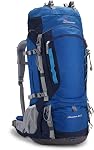 Mountaintop 80L Cadre intérieur Randonnée sac à dos Camping Sac à dos pour hommes Femmes Voyage, Trekking avec couverture de pluie