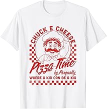 Pizza Time By Pasqually Vintage Chest Logo T-Shirt