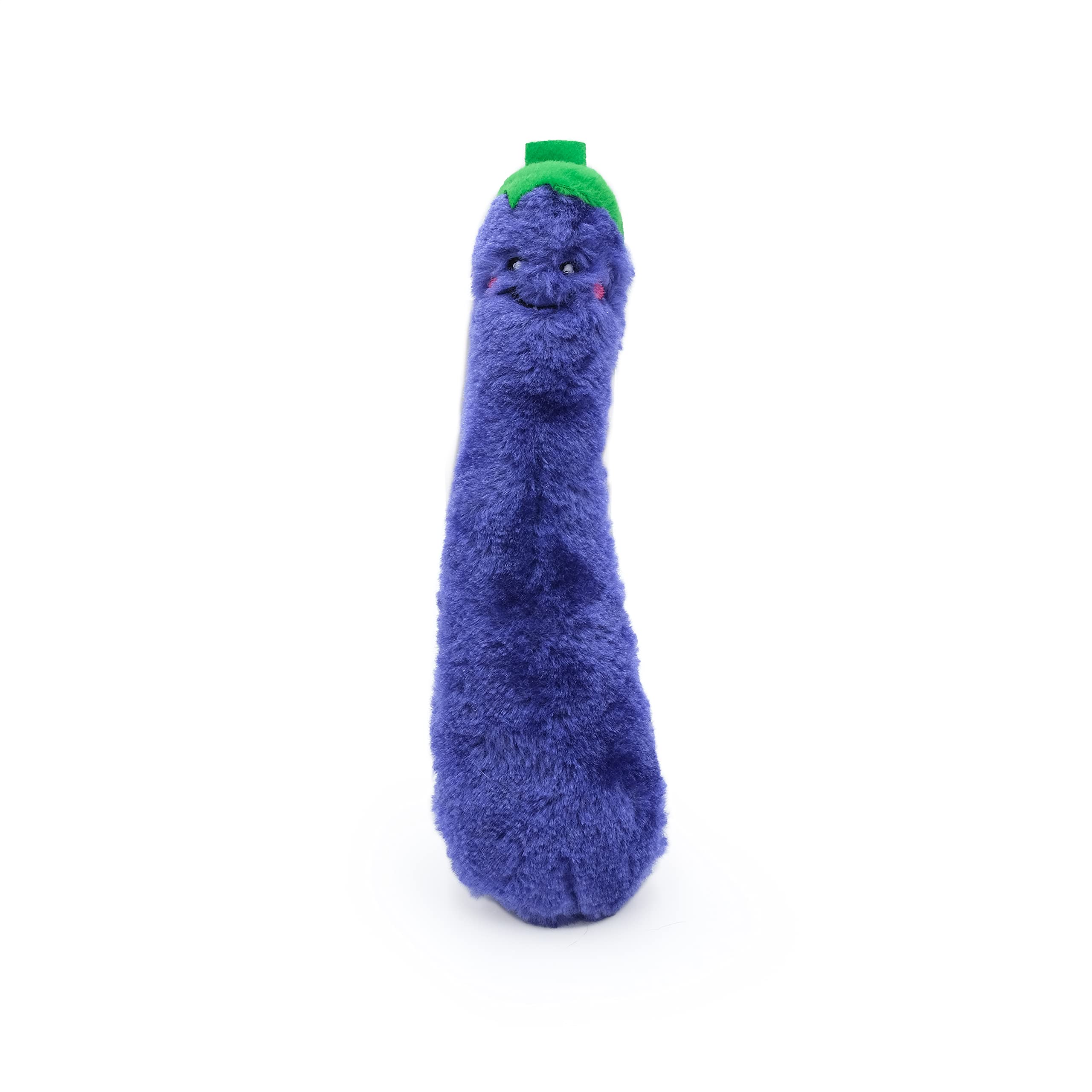 ZippyClaws Kickerz - Catnip Toys for Cats & Kittens, Designed to Satisfy Hunting Behaviors and Encourage Playtime Fun, Perfect for Wrestling, Batting, and Bunny Kicking - Eggplant