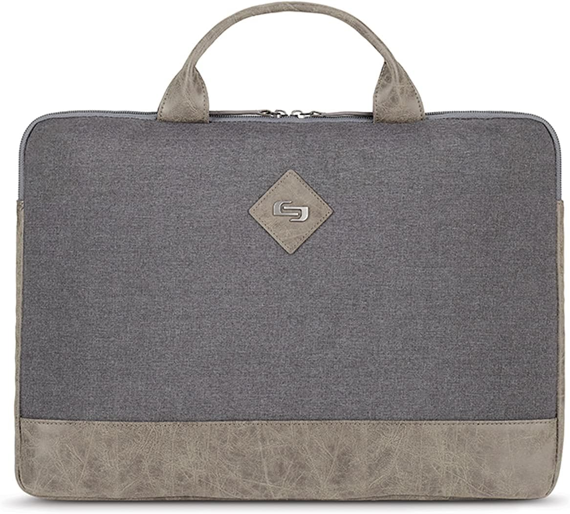 Urban Nomad Funda para portátil con asa de 15,6 pulgadas, gris