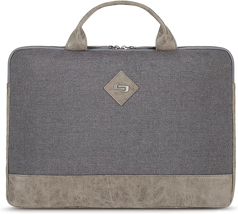 Urban Nomad Funda para portátil con asa de 15,6 pulgadas, gris