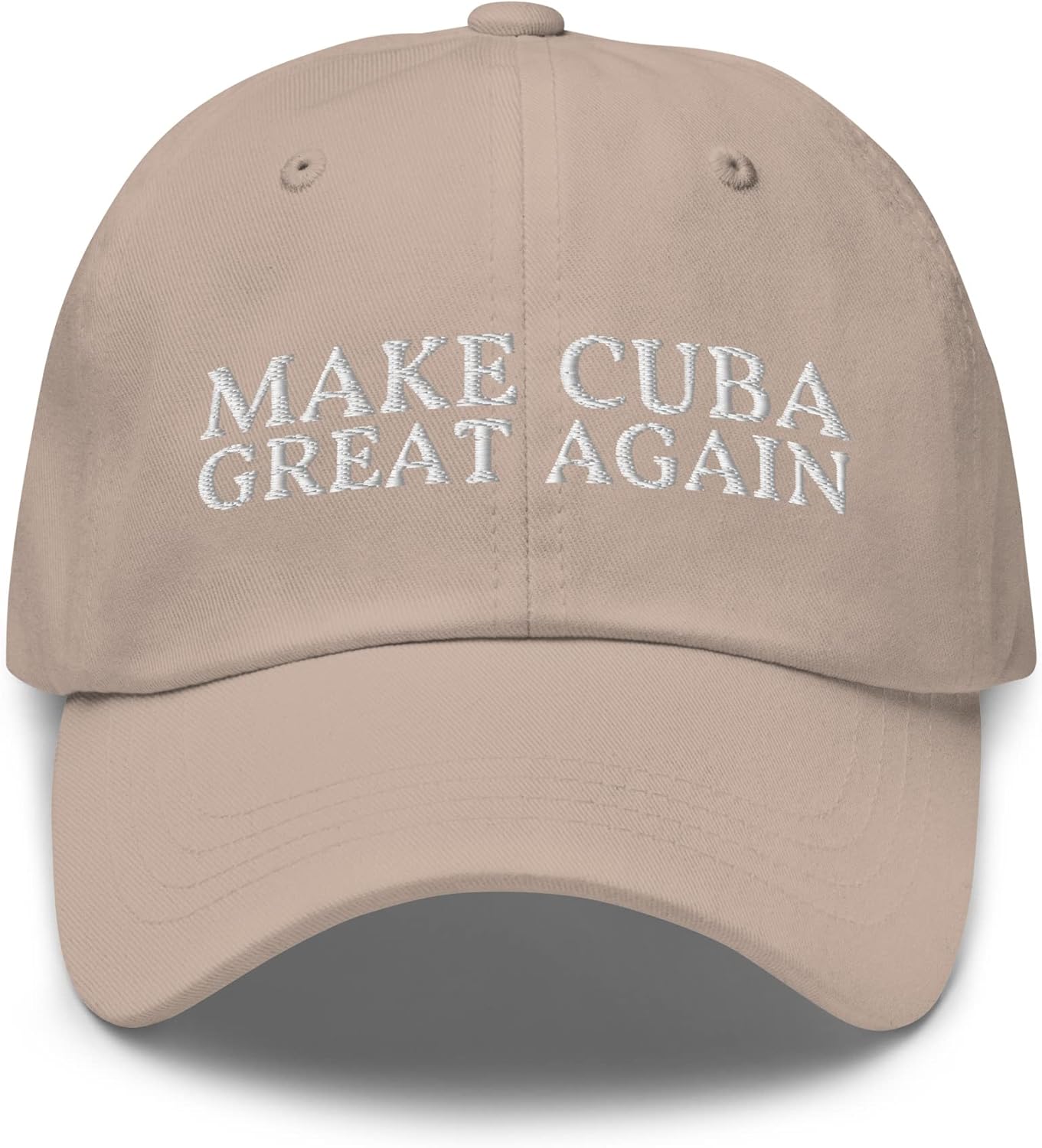 Make Cuba Great Again Dad Hat - Funny Cuba Embroidered Cap - Gift for Proud Cubans