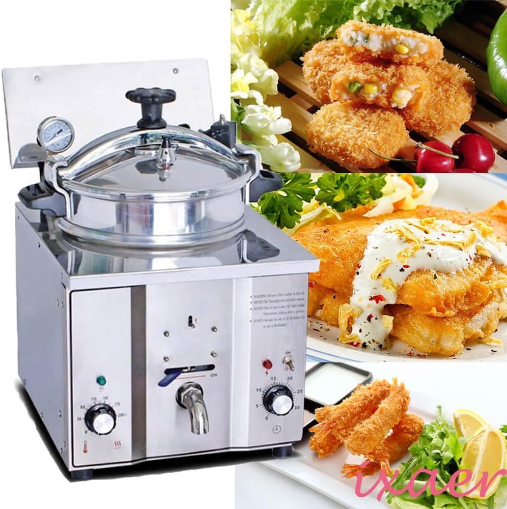Chicken Express Pressure Fryer,ixaer Commercial Electric
