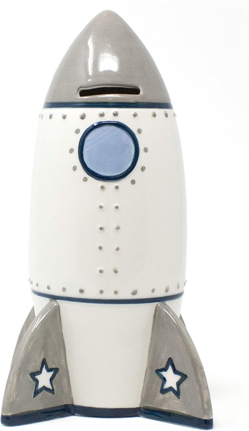Child to Cherish Roger Rocket Piggy Bank for Boys