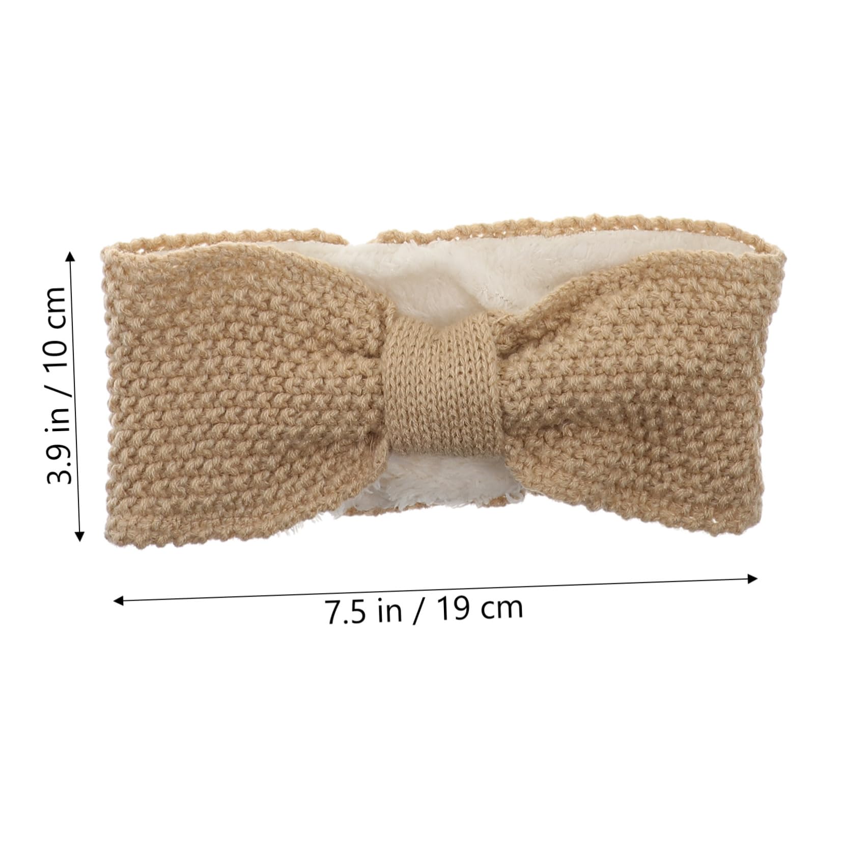 TOGEVAL Fashionable Knitted Headband Set 3pcs Warm Crochet Headband for Women No Fading