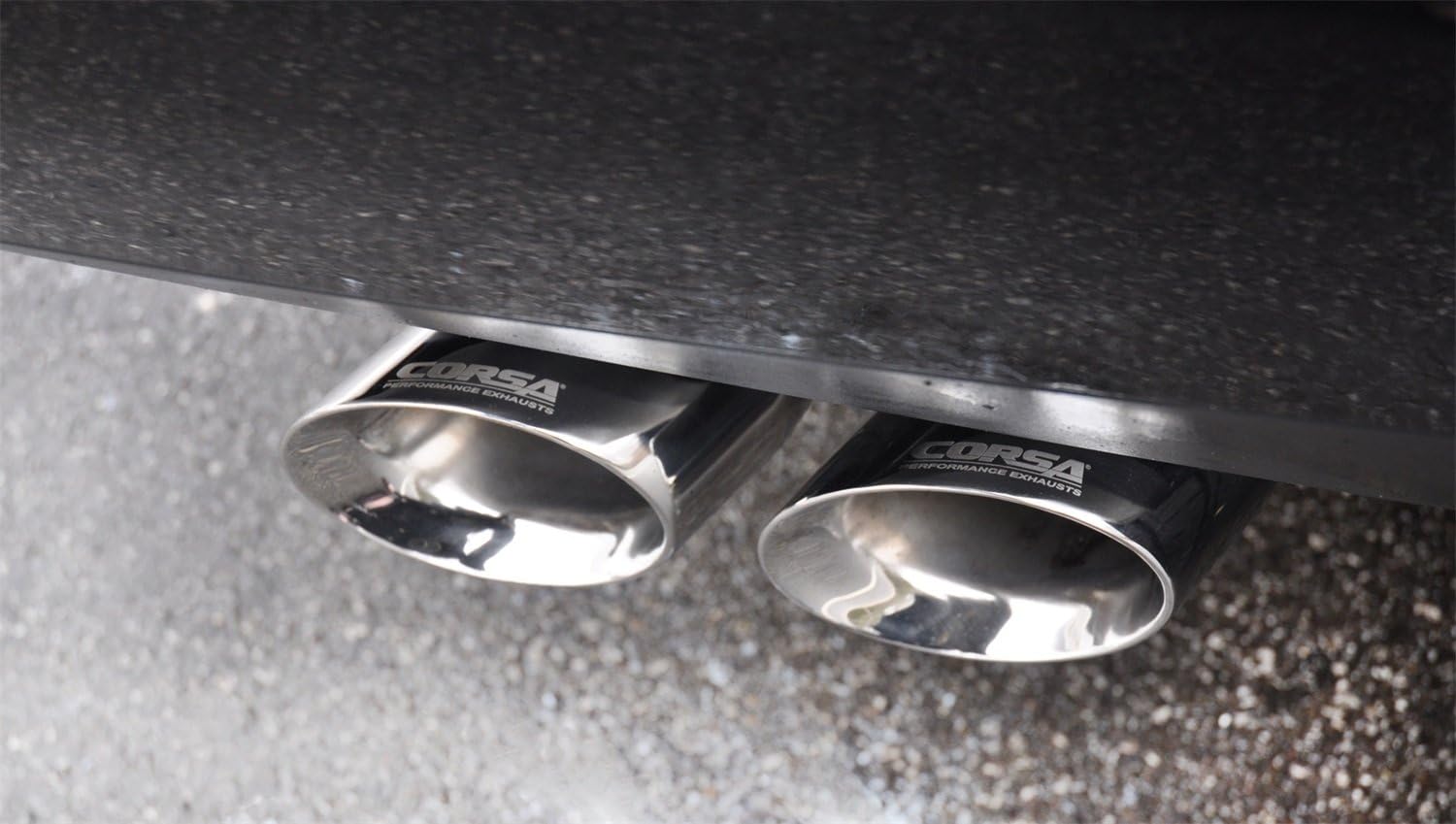 Corsa 14826 Cat Back Exhaust (Dual Rear Exit with Polished Twin Pro Series Tips), 1 Pack