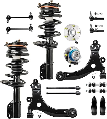 Miniatura 278 de Detroit Axle - Kit de cubos de rodamiento de rueda delantera de 6 piezas para Dodge Dart 2013-2016, Chrysler 200 2015-2017, 2 cojinetes de rueda