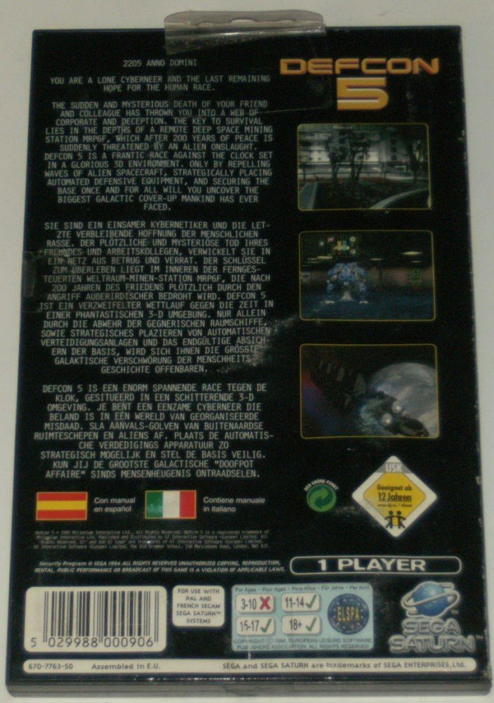 Defcon 5 - Saturn - PAL