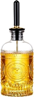 Baalaka 7oz Glass Olive Oil Dispenser Bottle with Stainless Steel Spout - Elegant Leak-Proof Kitchen Pourer