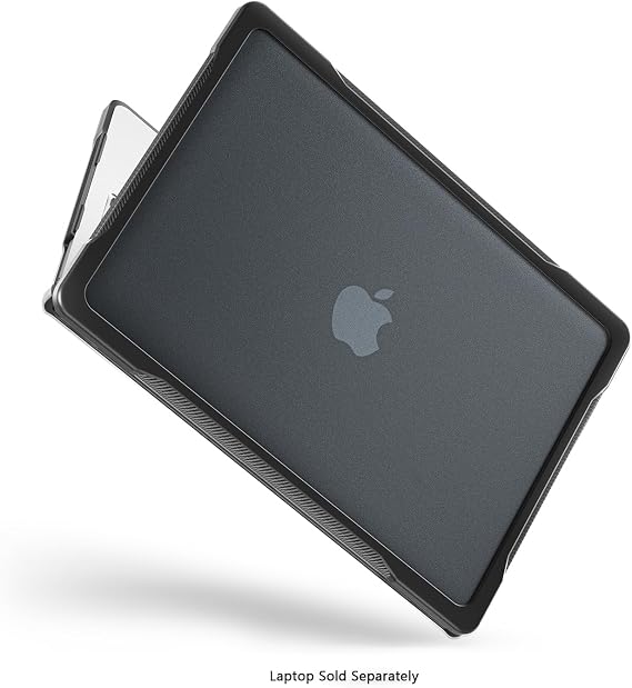 SaharaCase - Raider Series Case for MacBook Pro 16-Inch (20212026, M1M5 Pro/Max), Black/Clear, (LT00044)