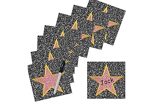 Walk of Fame Stars Movie Sticker Decorations