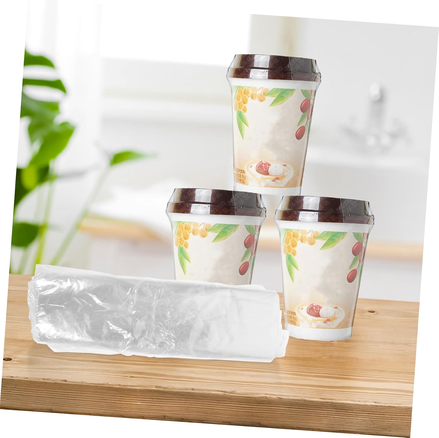 Ciieeo 300pcs Shrink Film Bags for Bottles and Crafts High Transparency Tear for Packaging Shoe Wraps Projects