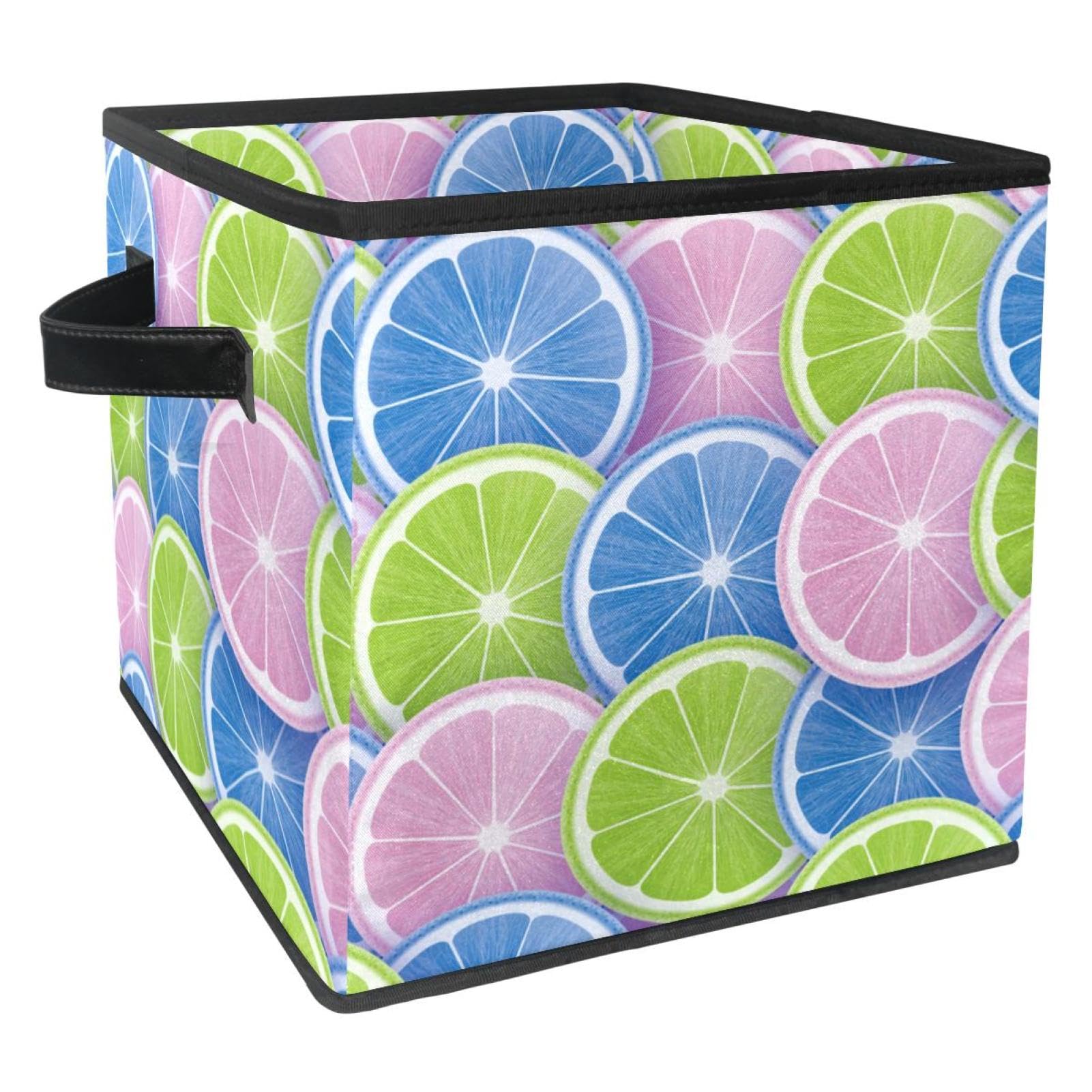 Boîte de rangement pliable et colorée : l'organiseur cube parfait pour un placard ordonné