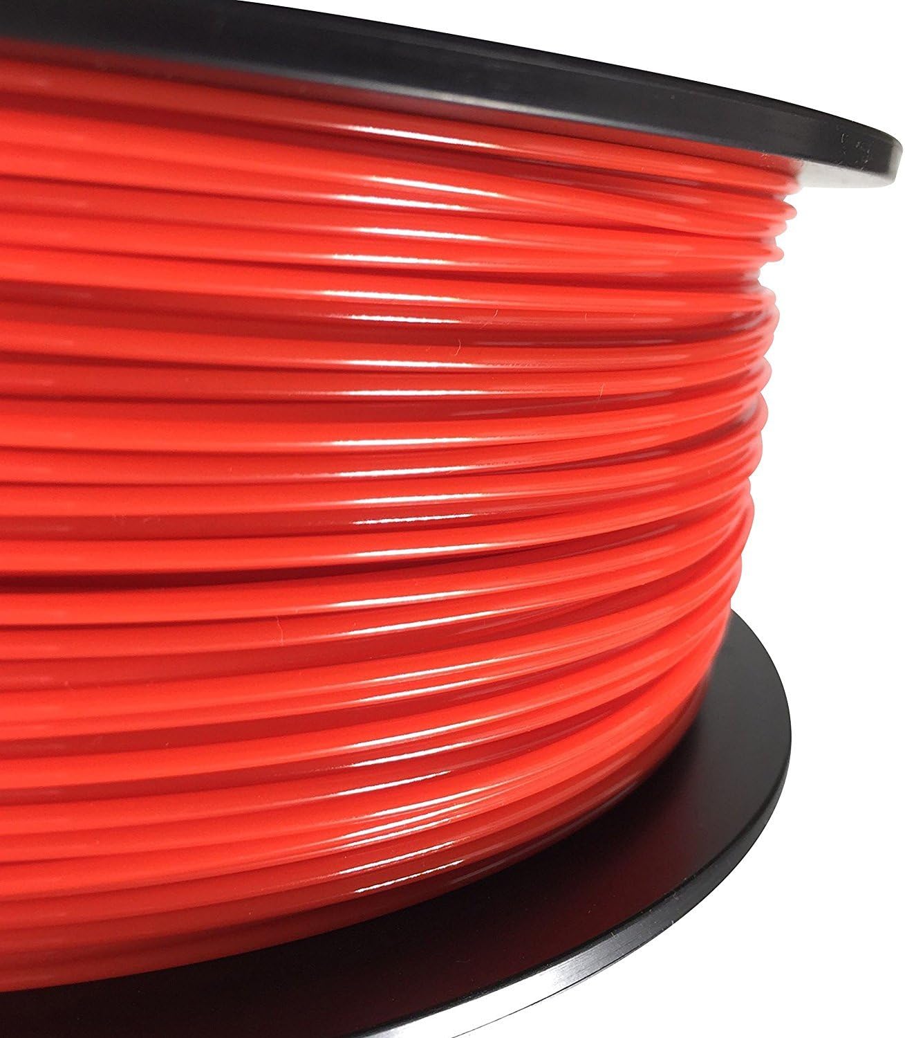 1.75mm 1kg Spool PLA 3D Printer Filament with Dimensional Accuracy + / - 0.02mm (Red)
