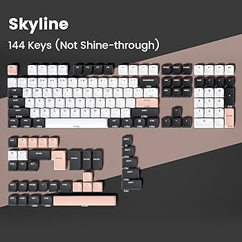 Amazon.co.jp: XVX 薄型キーキャップ PBTキーキャップ 144キー