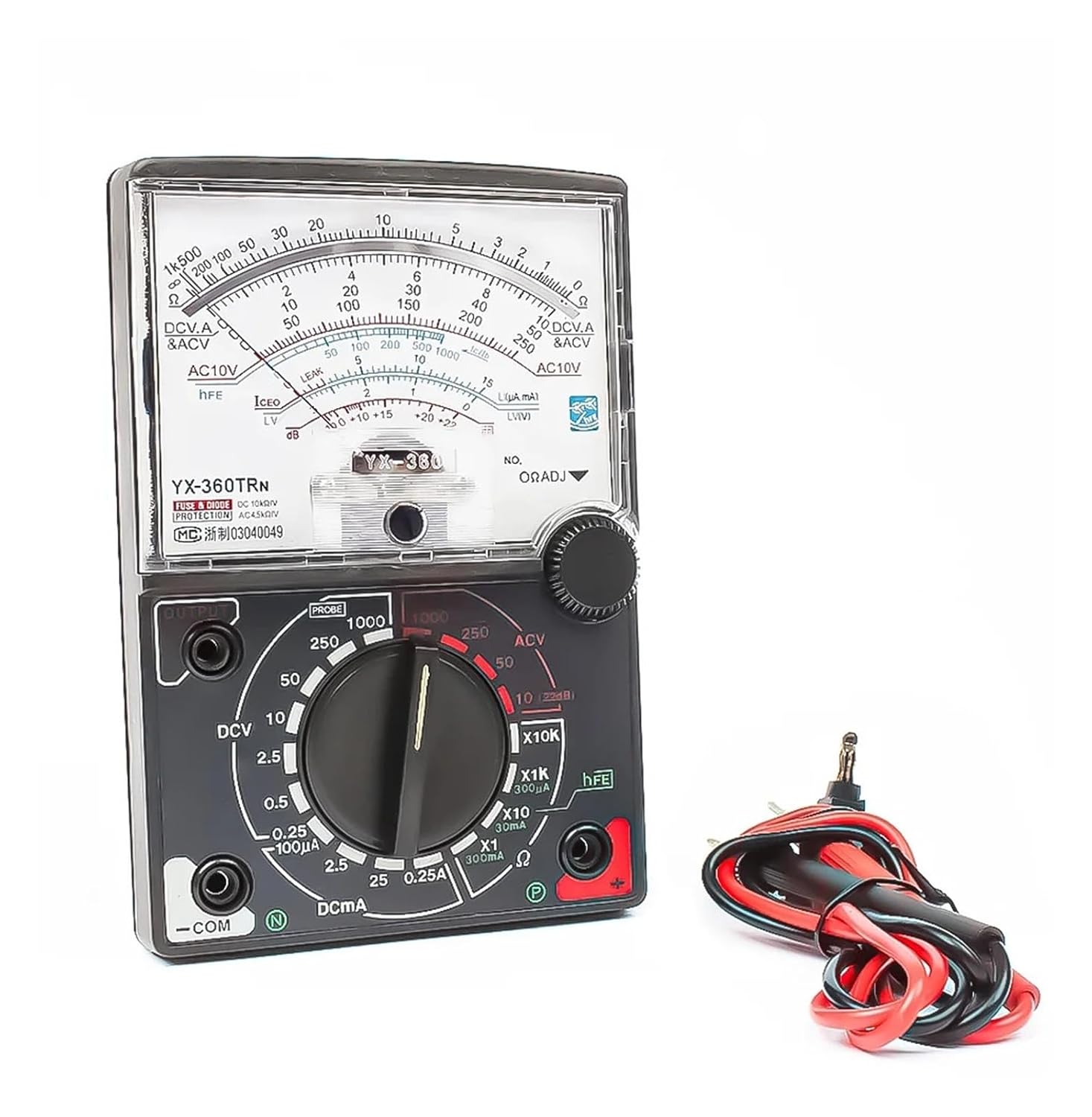 YX-360TRN AC/DC 1000V Voltage and Current Handheld Analog multimeter