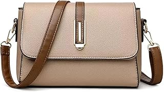 ITALISH Faux Leather Crossbody Bag with Brown Strap Gold-Tone Hardware Price In India