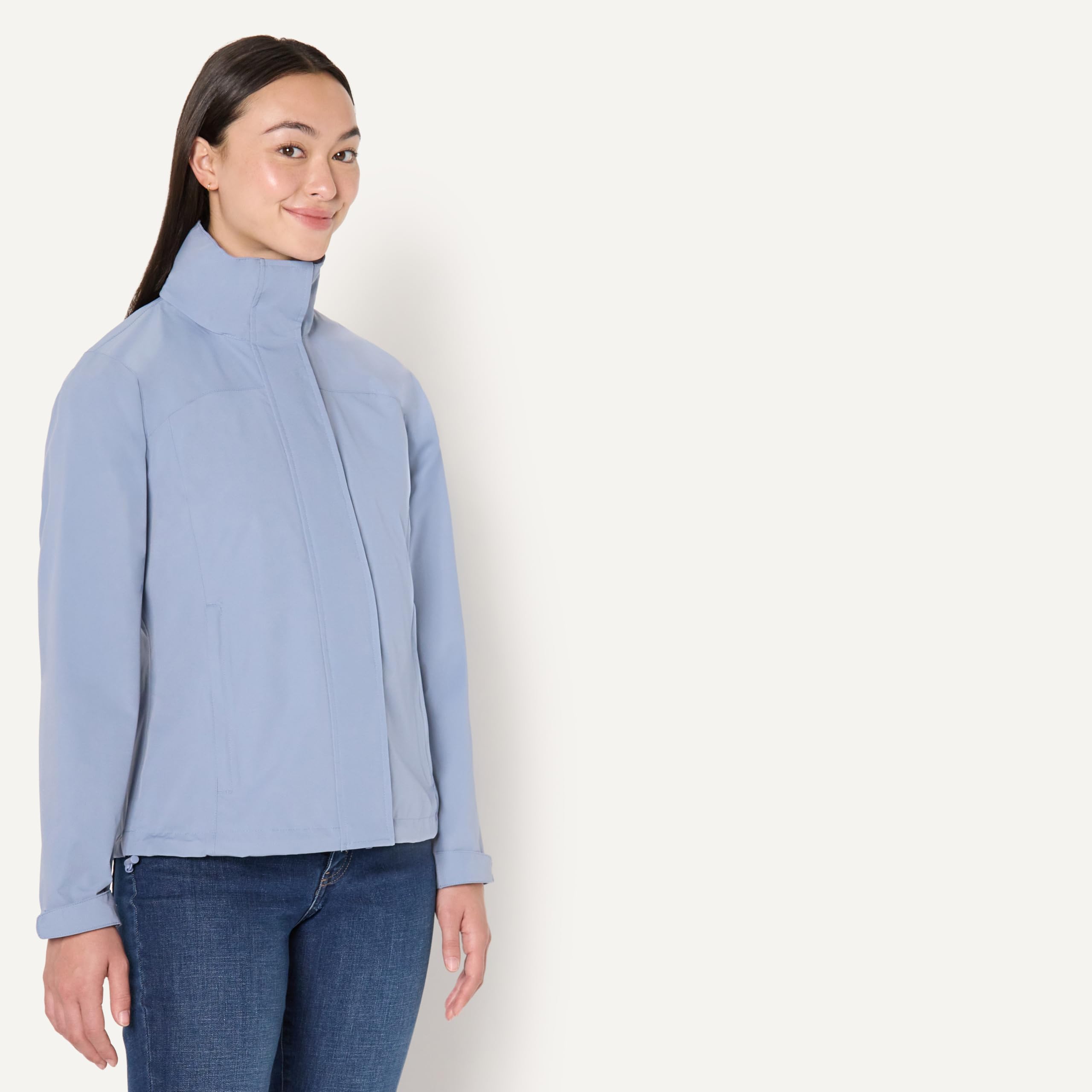 Amazon Essentials Donna Impermeabile Leggero, Idrorepellente, Vestibilità Classica
