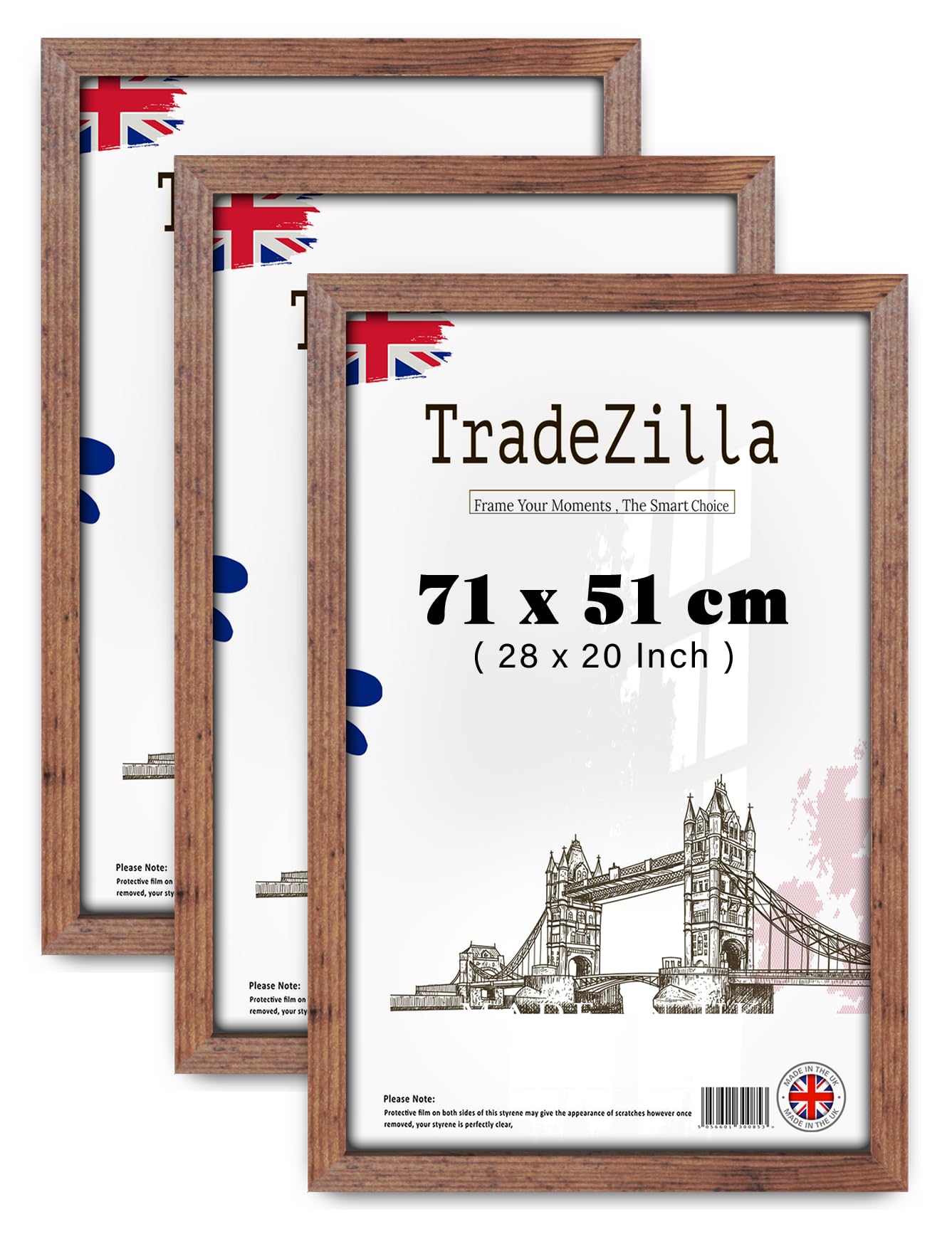 TradeZilla pack of 3 Rustic (71 x 51 CM) Wall Art,Print, Retro 710 x 510 mm Decor for Home & Office, Perfect for Bedroom & Living Room Décor 28X20 Inch [ Rustic ]