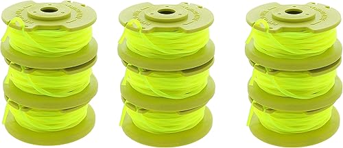 Ryobi One PLUS+ AC80RL3 OEM - Repuesto de bobina y línea trenzada de 0.080 pulgadas para recortadoras inalámbricas Ryobi de 18 V, 24 V y 40 V