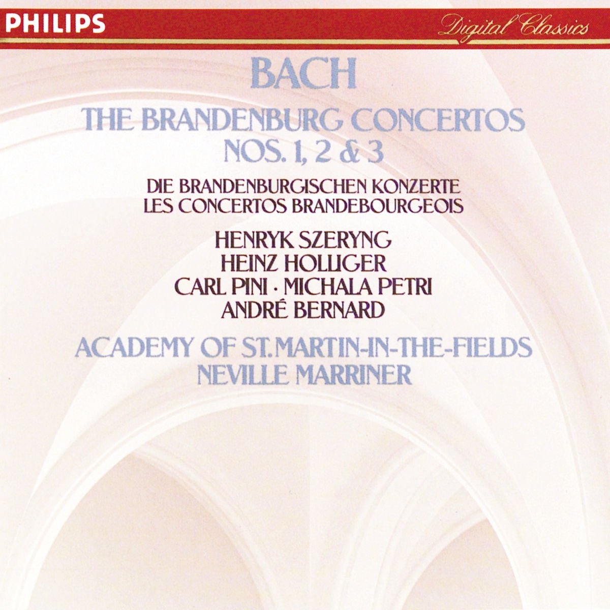 Brandenburg Concertos 1-3 [Audio CD] Bach, Johann Sebastian