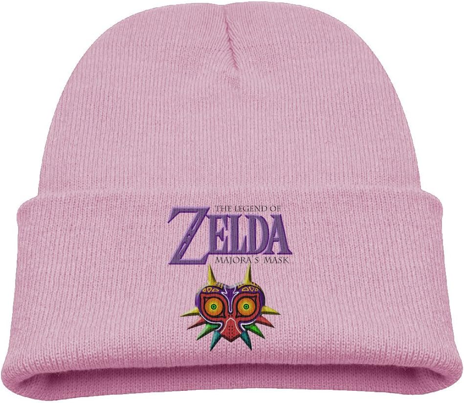 Legend of Zelda Majora Mask Children Knit Hat Beanies Cap Pink