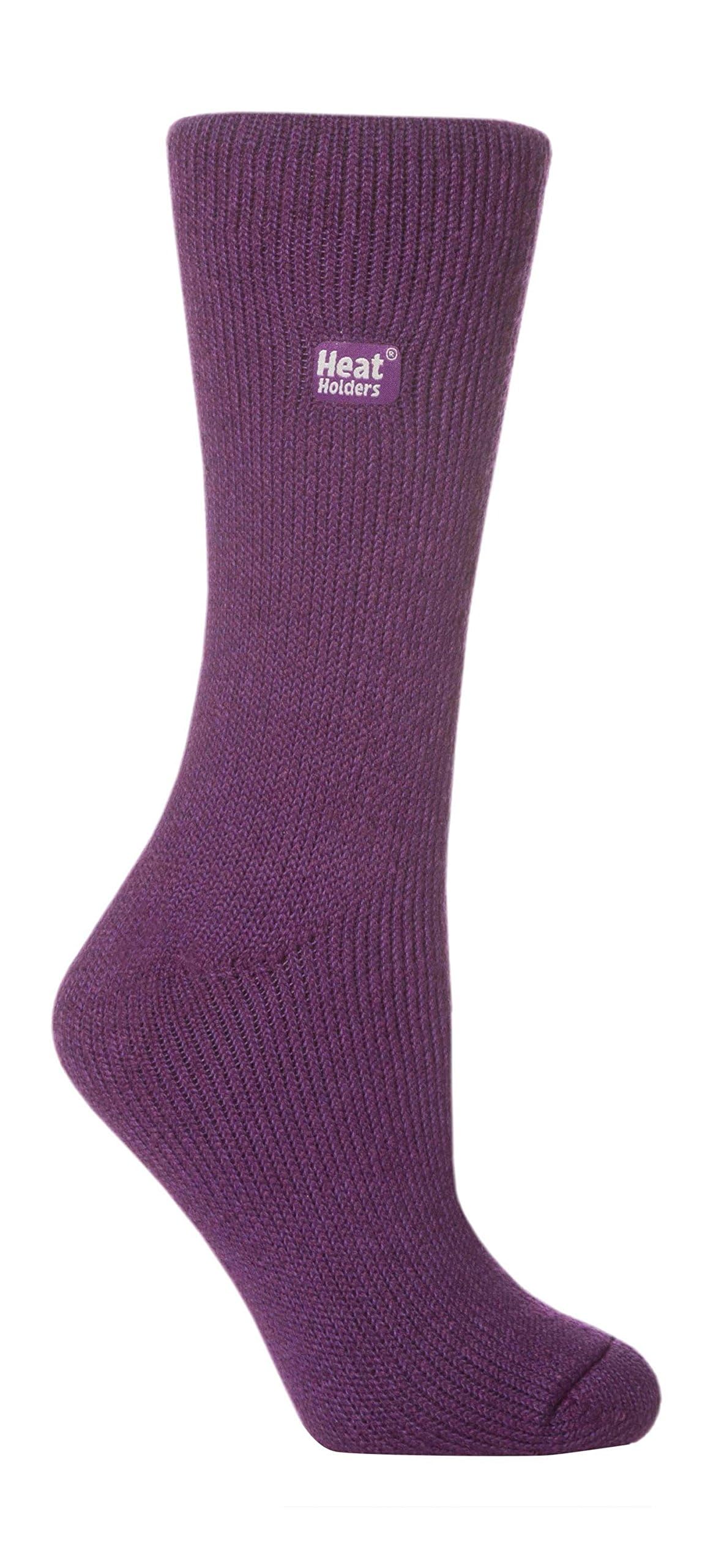 Heat Holders Unisex Deep Fuchsia Ladies Original Thermal Heat Holder Socks, Purple, 4-8 Uk, 37-42 Eur