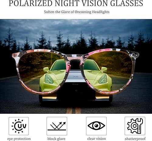 Miniatura 3 de Night Vision Driving Glasses for Women - Polarized Night Vision Glasses HD Anti Glare Yellow Lens Nighttime Glasses