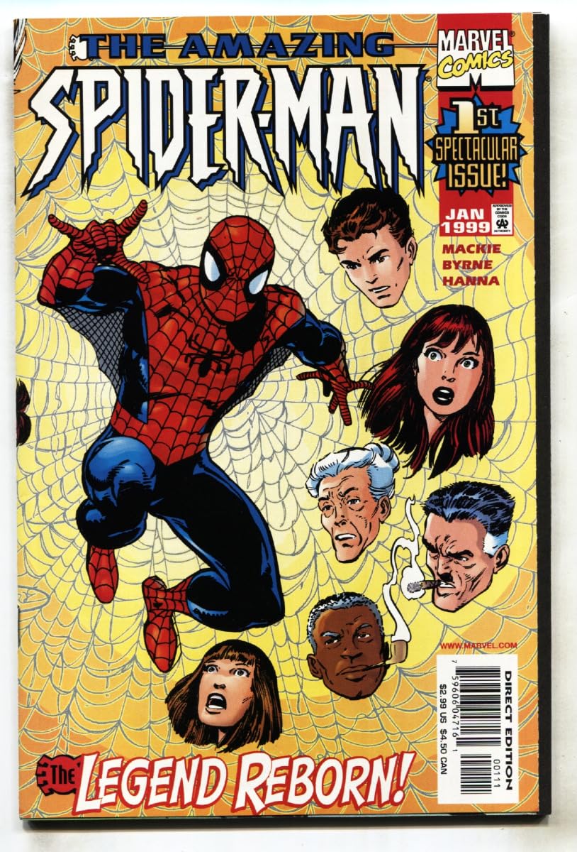 Amazon.com: AMAZING SPIDER-MAN Vol 2 #1-1999-comic book-Marvel-NM
