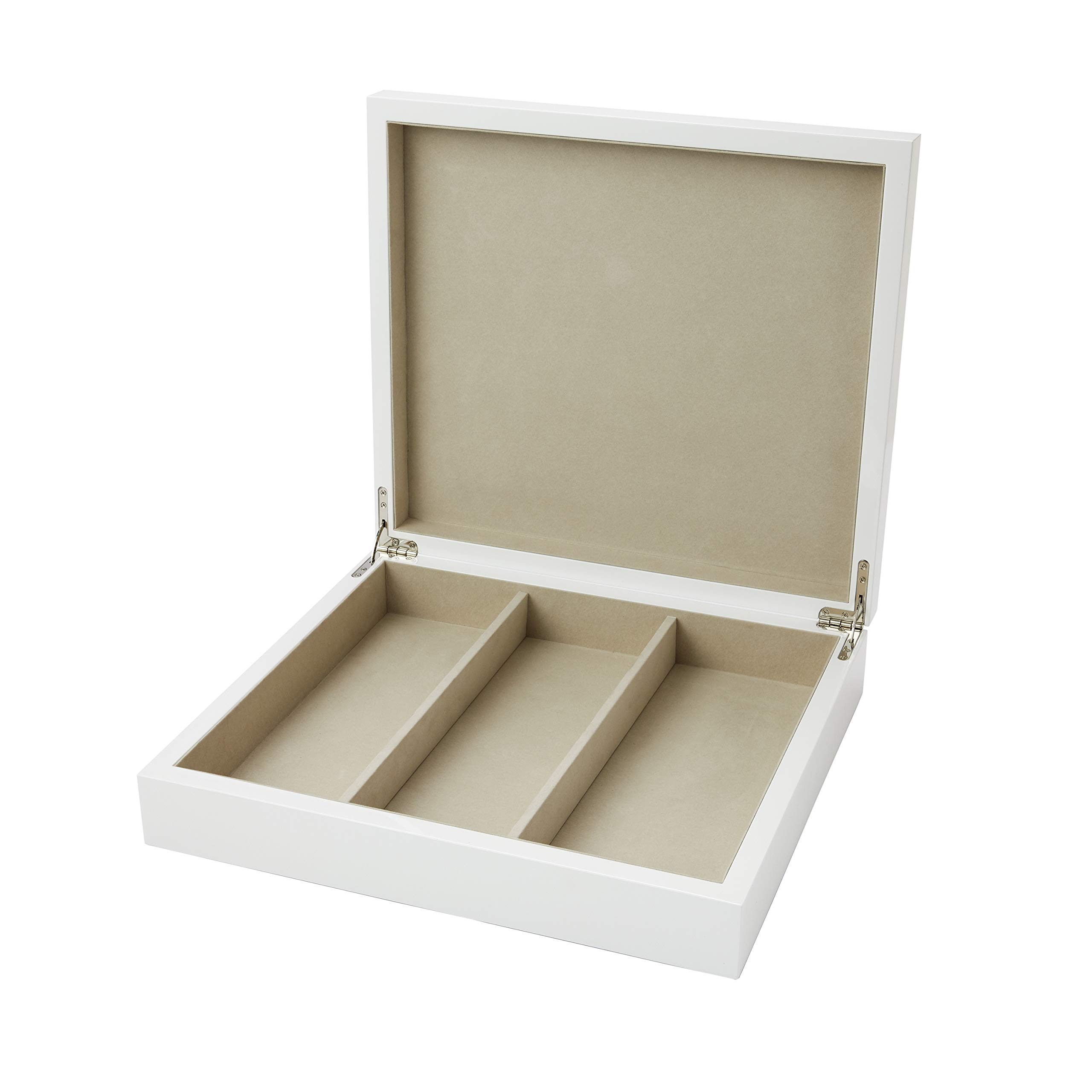 Vern Yip by SKL Home Large Storage Organizer Box ,White