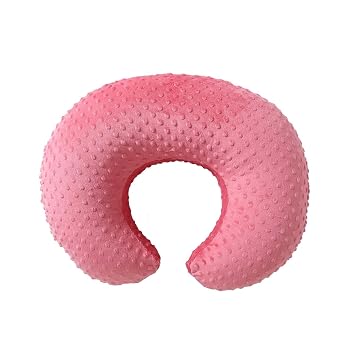 Nursing Pillow Cover Breastfeeding Pillow Cases | Plush Dot Slipcover StrawberryRed