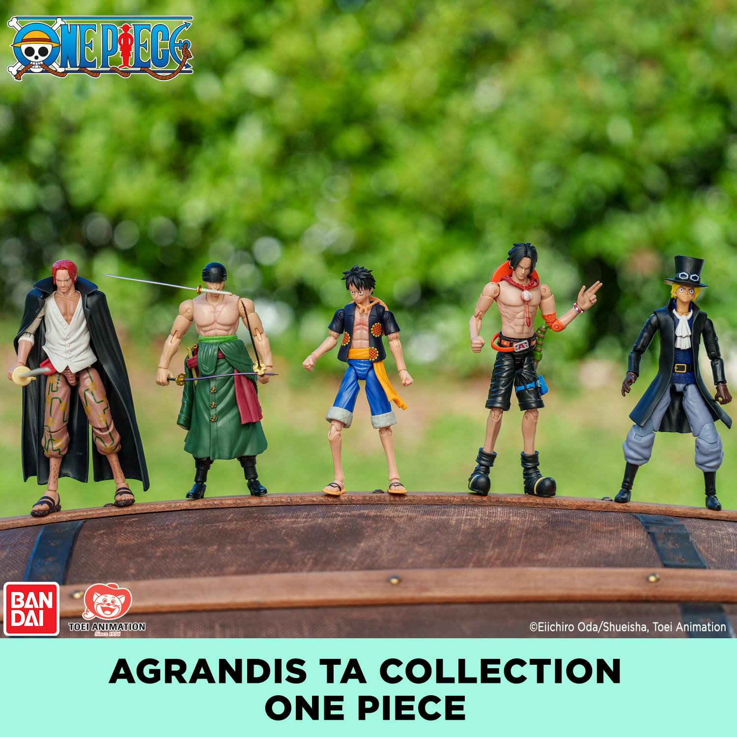 BANDAI – Anime Heroes One Piece – Figurine Roronoa Zoro 17 cm Three Sword Style – Figurine Manga Articulée 3 Épées – Licence Officielle One Piece – Jouet Enfant 4 Ans+ – 37052