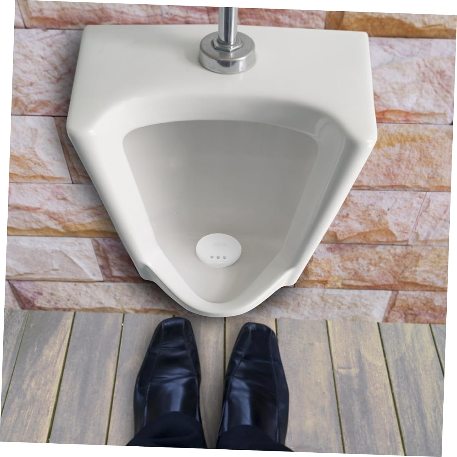 Ceramic Urinal Strainer Cap for Men Modern Bathroom Accessory Splash-resistant Design Easy to Store Portable Urinal Stopper for Home and Office Use