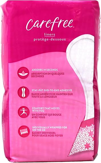 Carefree Body Shape Extra Long Unscented, 36-count (Pack of 2)