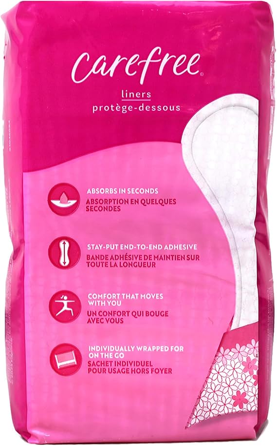 Carefree Body Shape Extra Long Unscented, 36-count (Pack of 2)