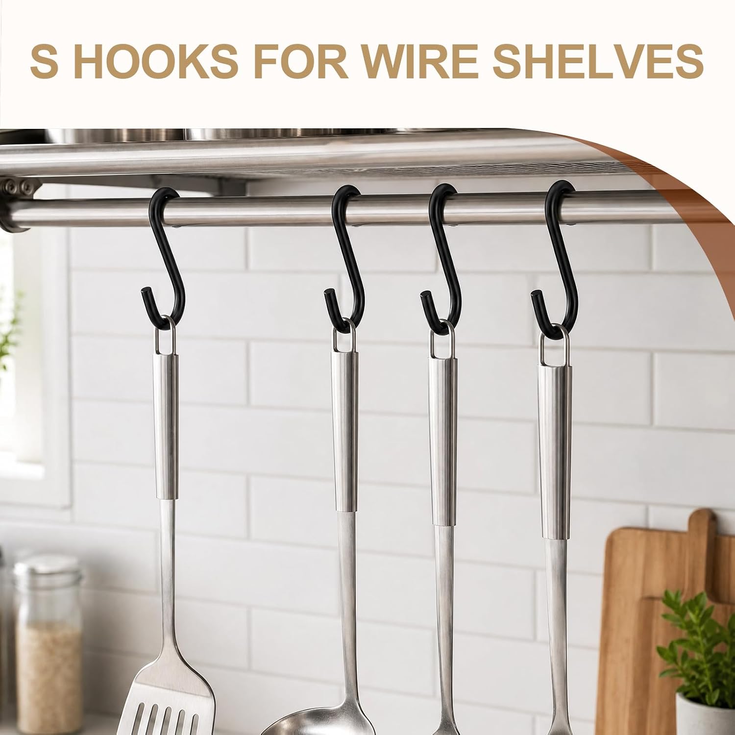 PATIKIL Heavy Duty S Hooks 0.14x2.95 Metal S Shaped Hanger 15Pcs image 4