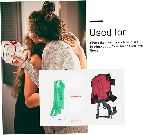 Miniatura 7 de TIDTALEO 1 Unidades Equipo de escalada de árbol herramienta antideslizante al aire libre atadura de pie trepar un árbol trepar herramienta picos