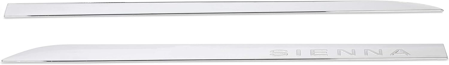 ECOTRIC Body Side Molding Compatible with 2011-2020 Toyota Sienna Chrome Trim Moldings ABS Plastic 4PCs