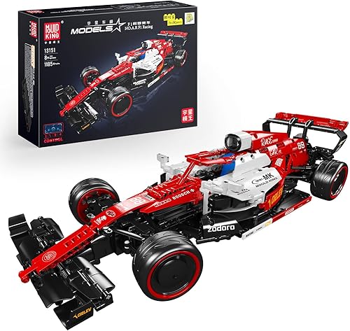 Mould King Alfa Romeo F1 Cars Speed Racing RC Cars Juguetes de construcción, kit de bloques de construcción de automóviles a control remoto, kits de
