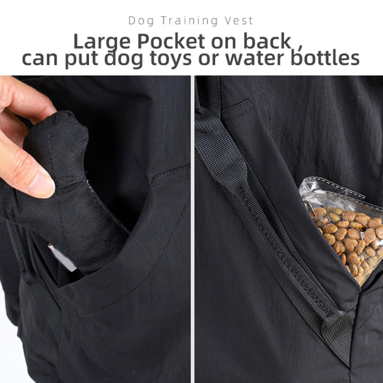 Chaleco de Adiestramiento para Perros - Tela Protectora con Botones Ajustables Laterales