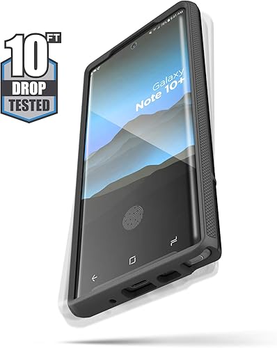 Miniatura 3 de ENCASED Funda protectora resistente para Galaxy Note 10 Plus (2019 Rebel Armor) Cubierta resistente de cuerpo completo de grado militar (Samsung